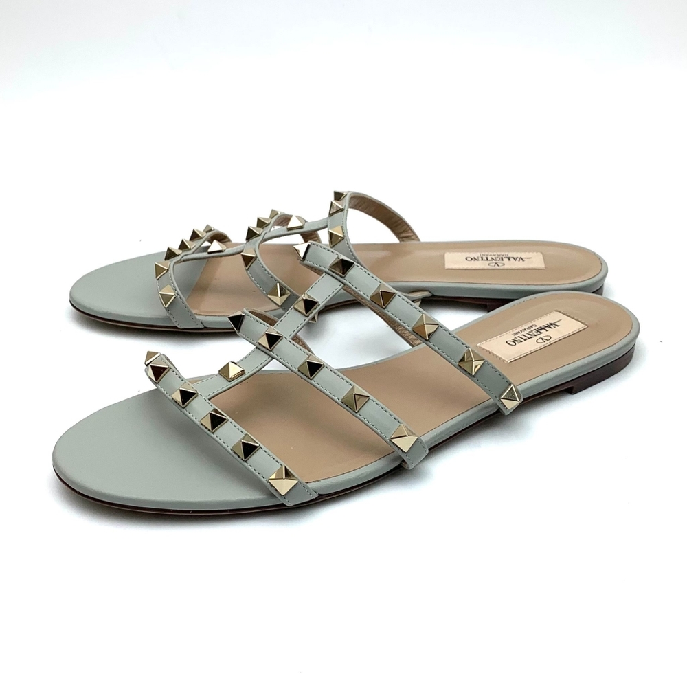 VALENTINO Rockstud Slide Sandal SZ9.5 - Picture 4 of 14